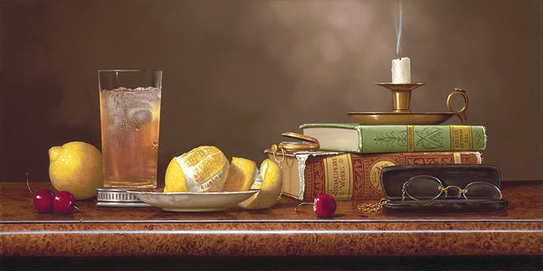 "Teatime with the Classics"  Giclee on Canvas