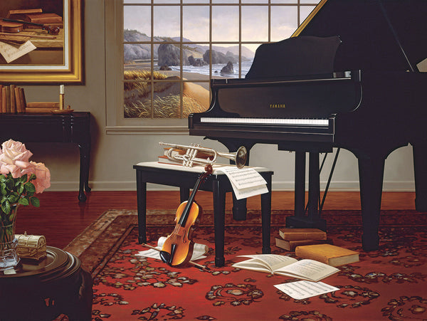 "The Music Room"  Giclee on Canvas