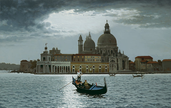 "Twilight at Venice"  Giclee on Canvas