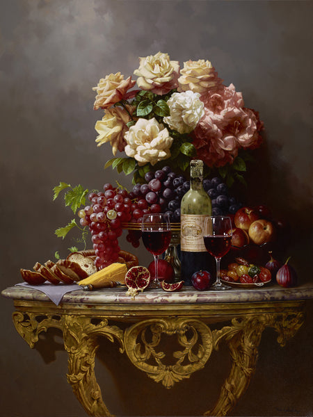 "Bountiful Feast" Giclee on Canvas
