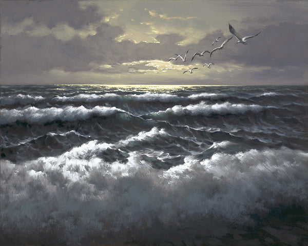 "Graceful Waves"  Giclee on Canvas