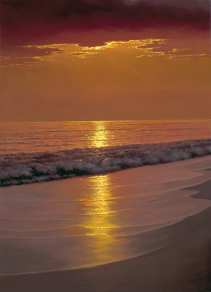 "Peaceful Sunset"  Giclee on Canvas
