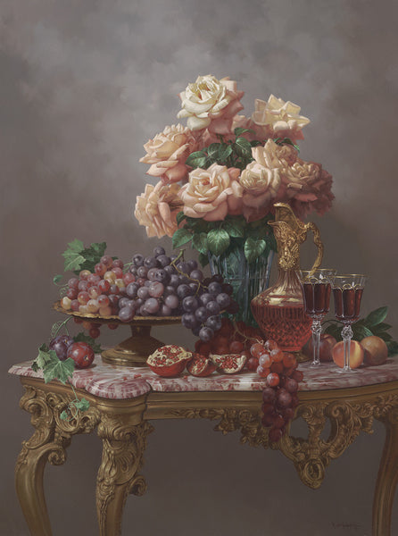 "Romantic Elegance"  Giclee on Canvas
