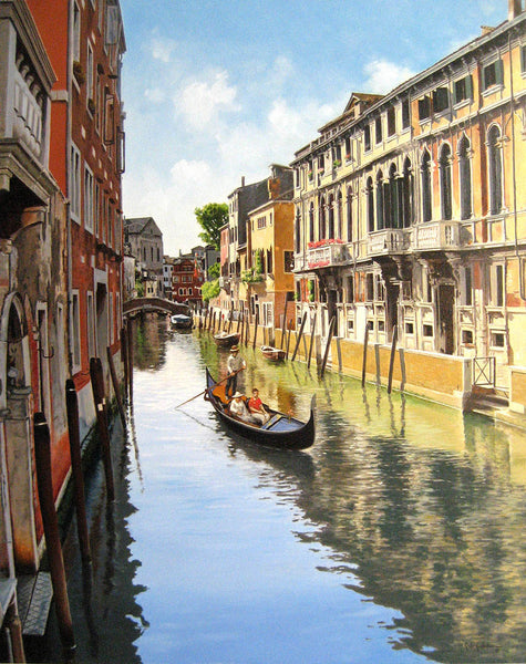 "Venice Reflections"  Giclee on Canvas