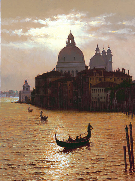 "Venice at Dusk"  Giclee on Canvas
